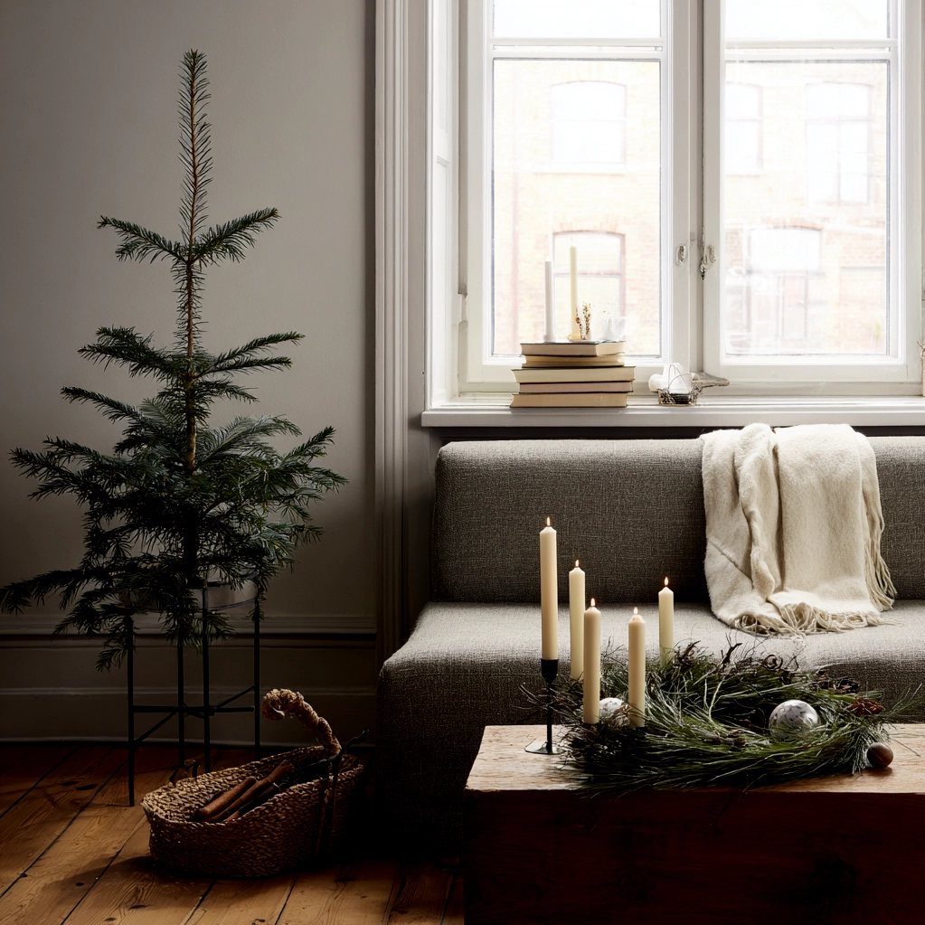 minimalistische weihnachtsdeko