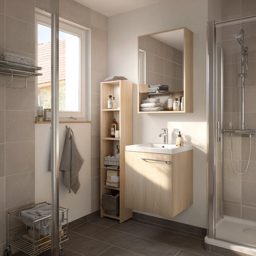 platzsparende ideen bad