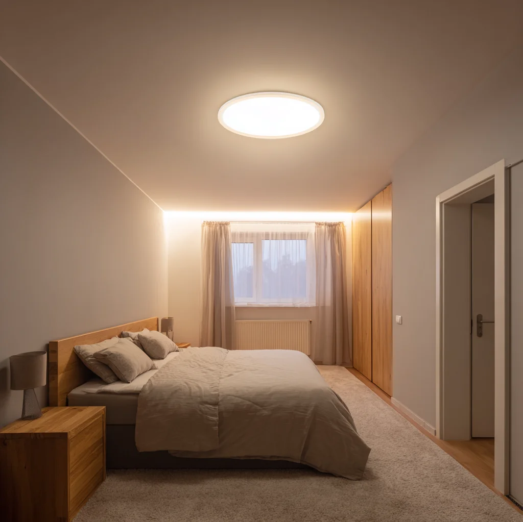 schlafzimmer beleuchtung decke gemütlich