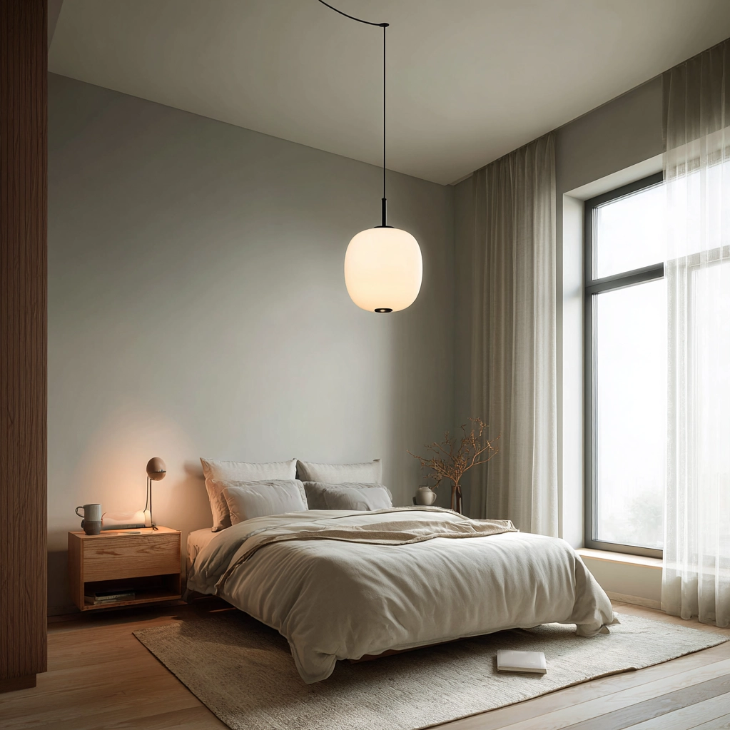 schlafzimmer beleuchtung decke hängend