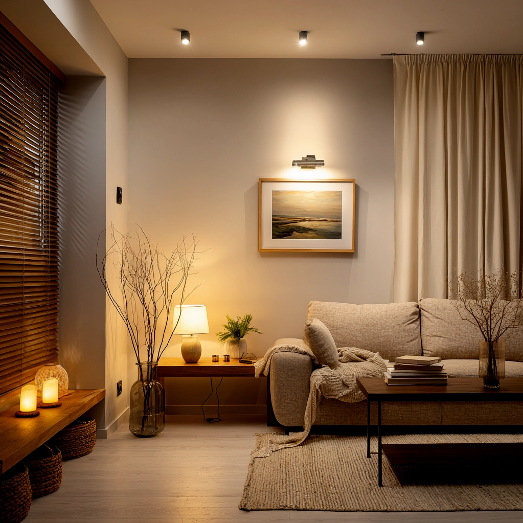 warme beleuchtung wohnung