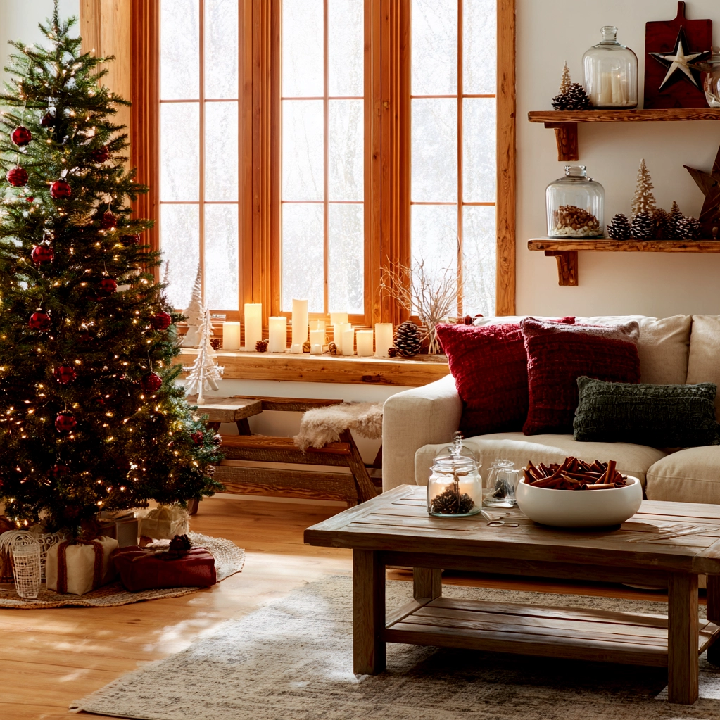 weihnachtsdeko wohnzimmer