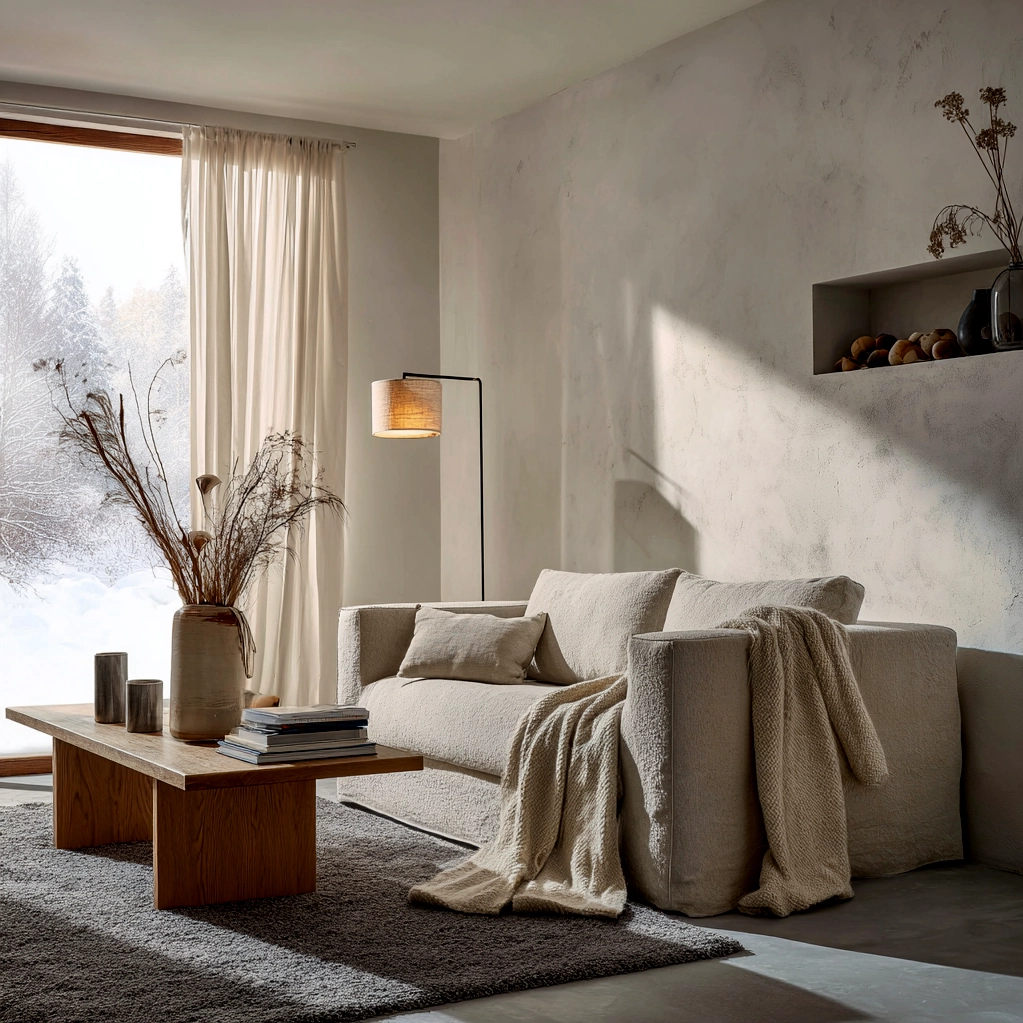 zeitgemäße wohndeko winter